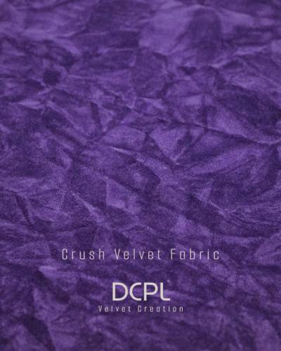 Soft Shiny Crush Velvet Material | GSM 200–280 | Ideal for Sofa Covers, Curtains, Gowns & Jackets Manufacturers in Karnataka